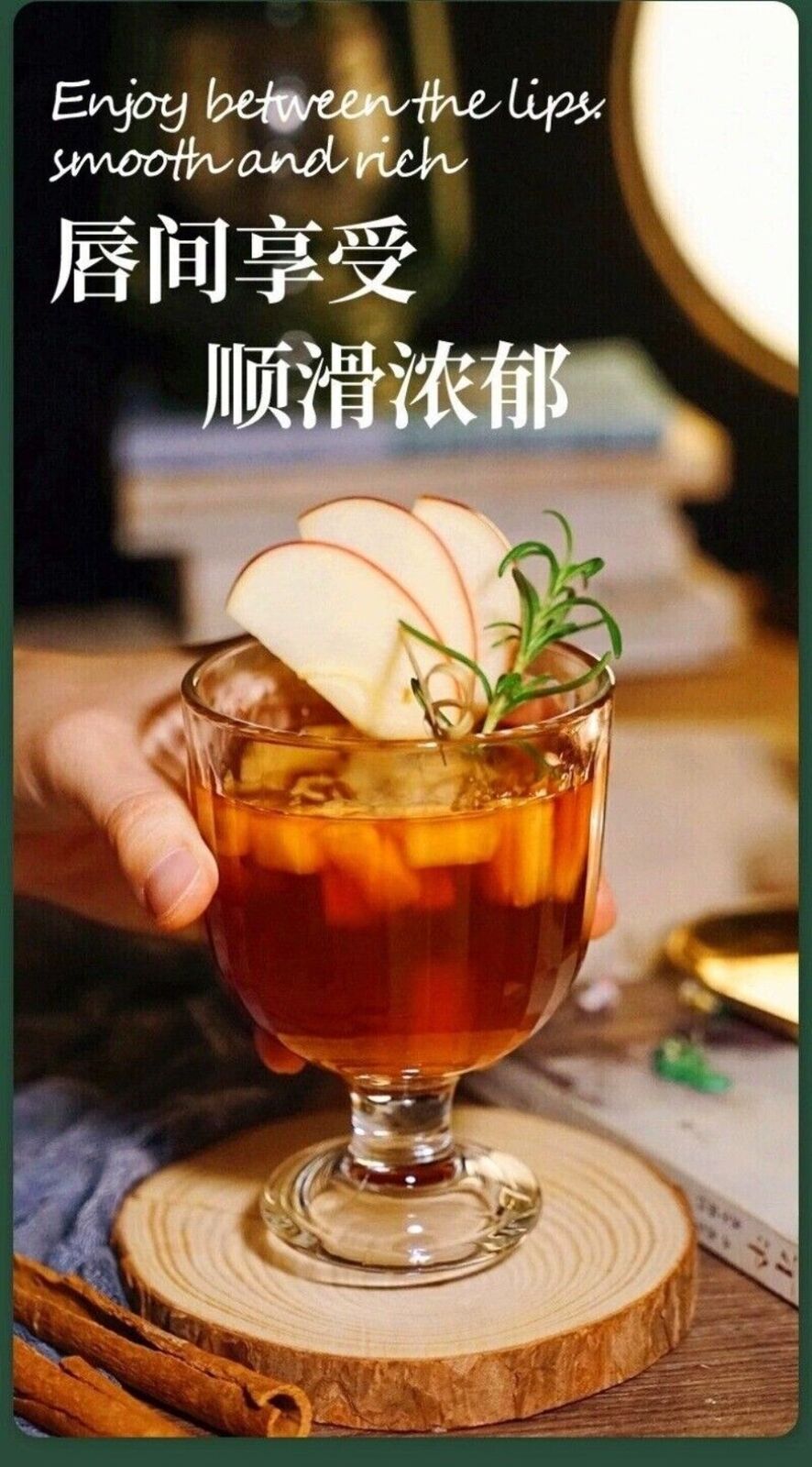 Apple Cinnamon Black Tea Bags Winter Spiced Drink Infusion Women's Wellness
