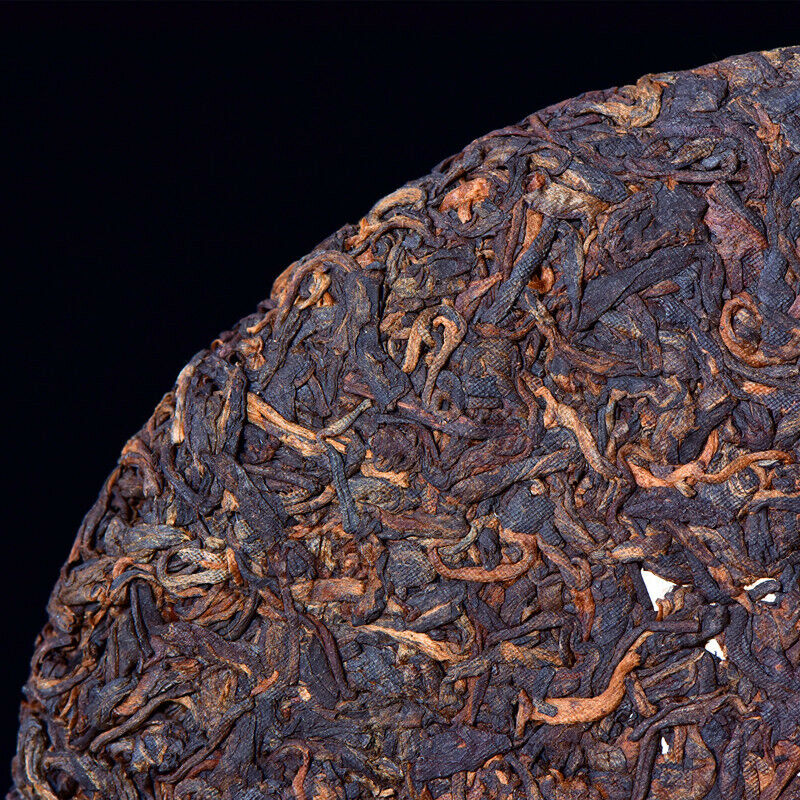 HelloYoung TeaPu'er Cooked Tea Cake Tribute Tea Health Drink 357g Yunnan Pu-Erh Black Tea