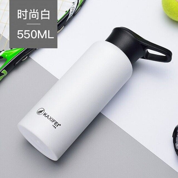 Vacuum Insulated Sport Water Bottle Stainless Steel Flask Jar Leak-proof Canteen
