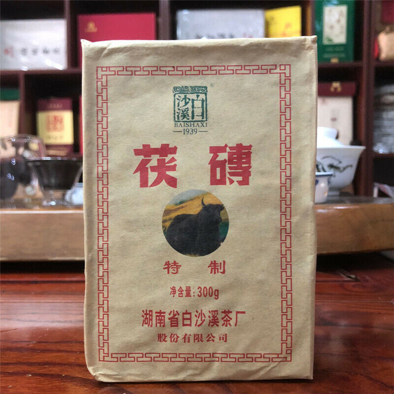 Fu Zhuan Brick Tea Natural Baishaxi Dark Tea China Anhua Black Tea Fu Cha 300g Secondary image