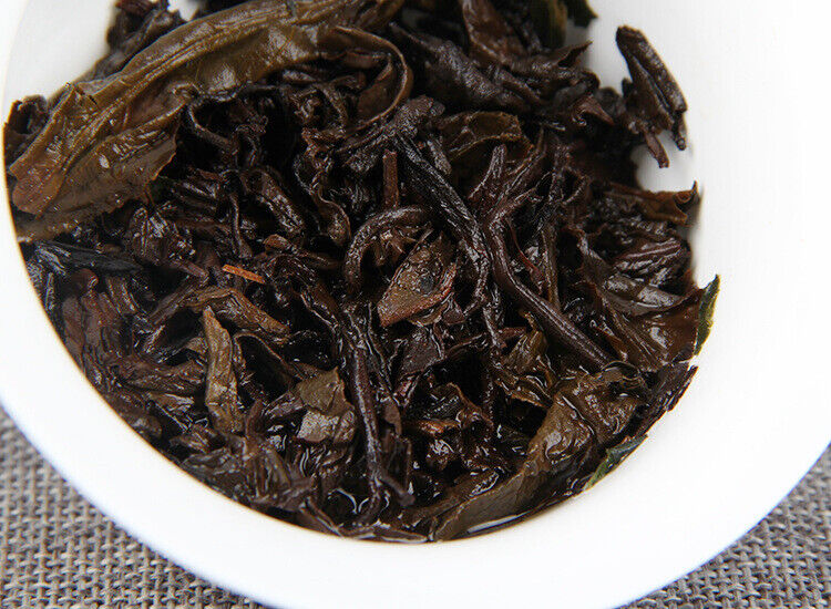 HelloYoung 357g Yunnan Pu'er Ripe Tea Cake 糯香普洱茶熟茶勐海七子饼糯米香普洱茶饼 357g