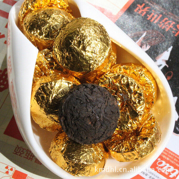 HelloYoung 500g Pu'er Original Flavor Small Golden Tuo Yunnan Pu'er Tea Ripe Tea Tuo Tea