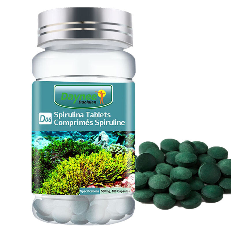 Natural Spirulina Tablet Weight Loss Beauty Anti-aging Pill Secondary image