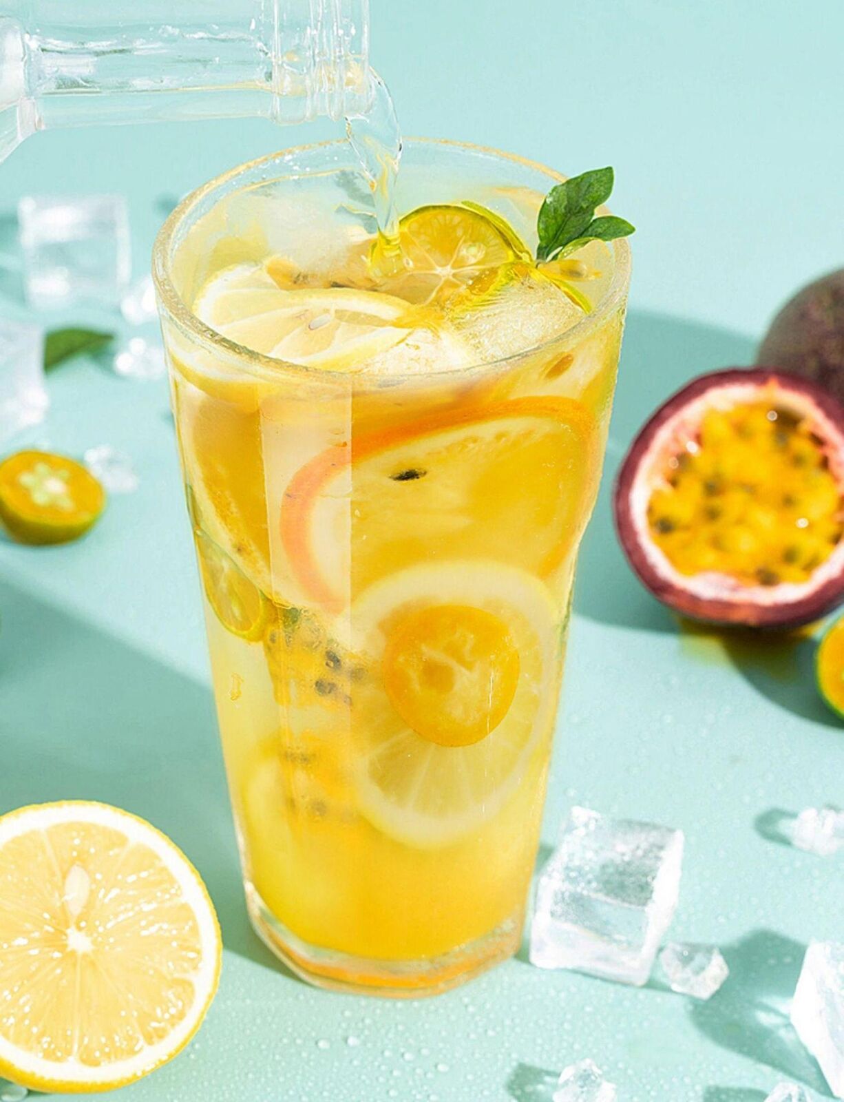 HelloYoung Iced lemon kumquat passion fruit lime lemon net red fruit tea 200g