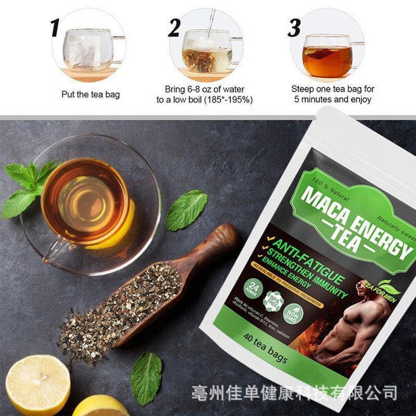 Erfrischender und gesunder neuester natürlicher Maca Energy Man Tee 40 Teebeutel