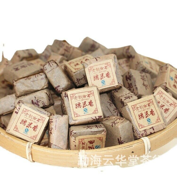 HelloYoung 500g Yunnan Menghai Glutinous Rice Pu-erh Tea Pu-erh Mini Tuocha Square Brick