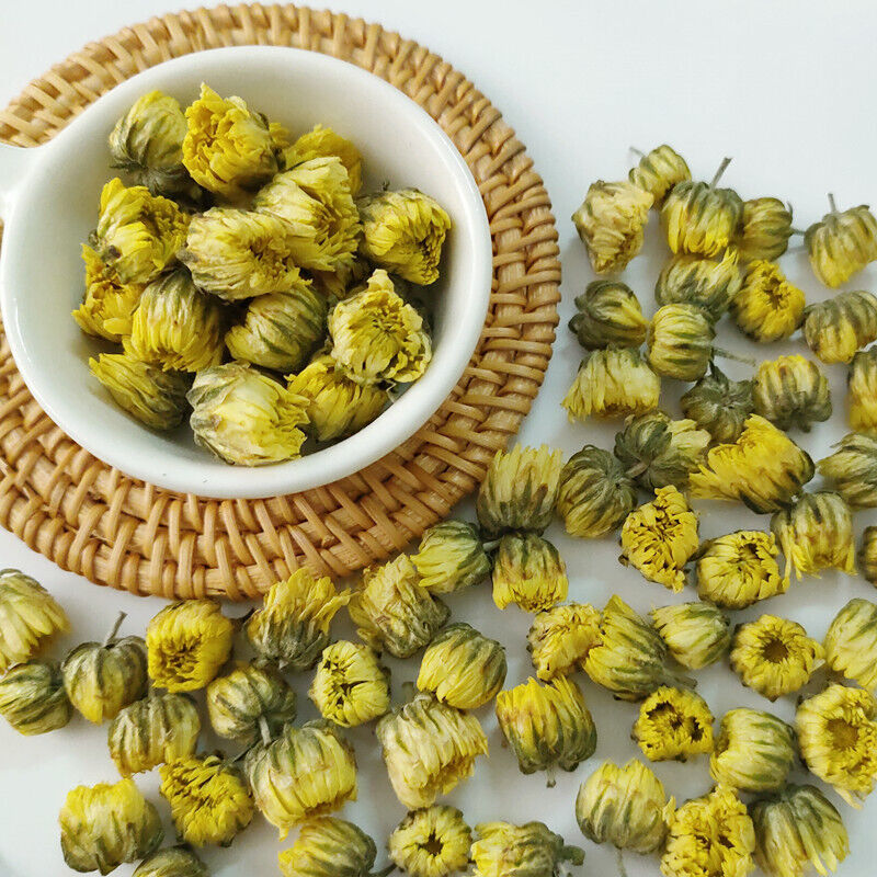 HelloYoung Plum Chrysanthemum Hang White Chrysanthemum buds flower tea bulk 17.6oz