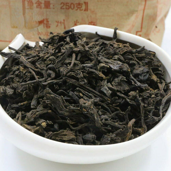 HelloYoung Three Cranes Sanhe Loose Liubao Dark Tea 2301 Aged Tea Health  Tea 250g