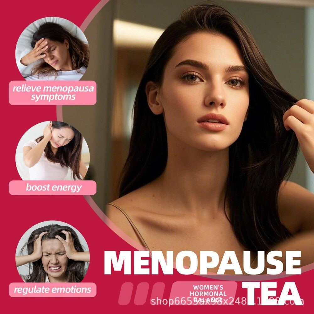 Menopause Support Tea Red Dates Longan Rose Beetroot Hormone Balance Herbal