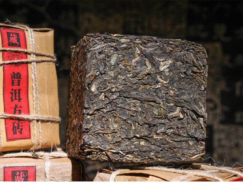 HelloYoung Natural Yunnan Pu'er Raw Tea Brick 500g Pu'er Raw Tea Brick Healthy Drink