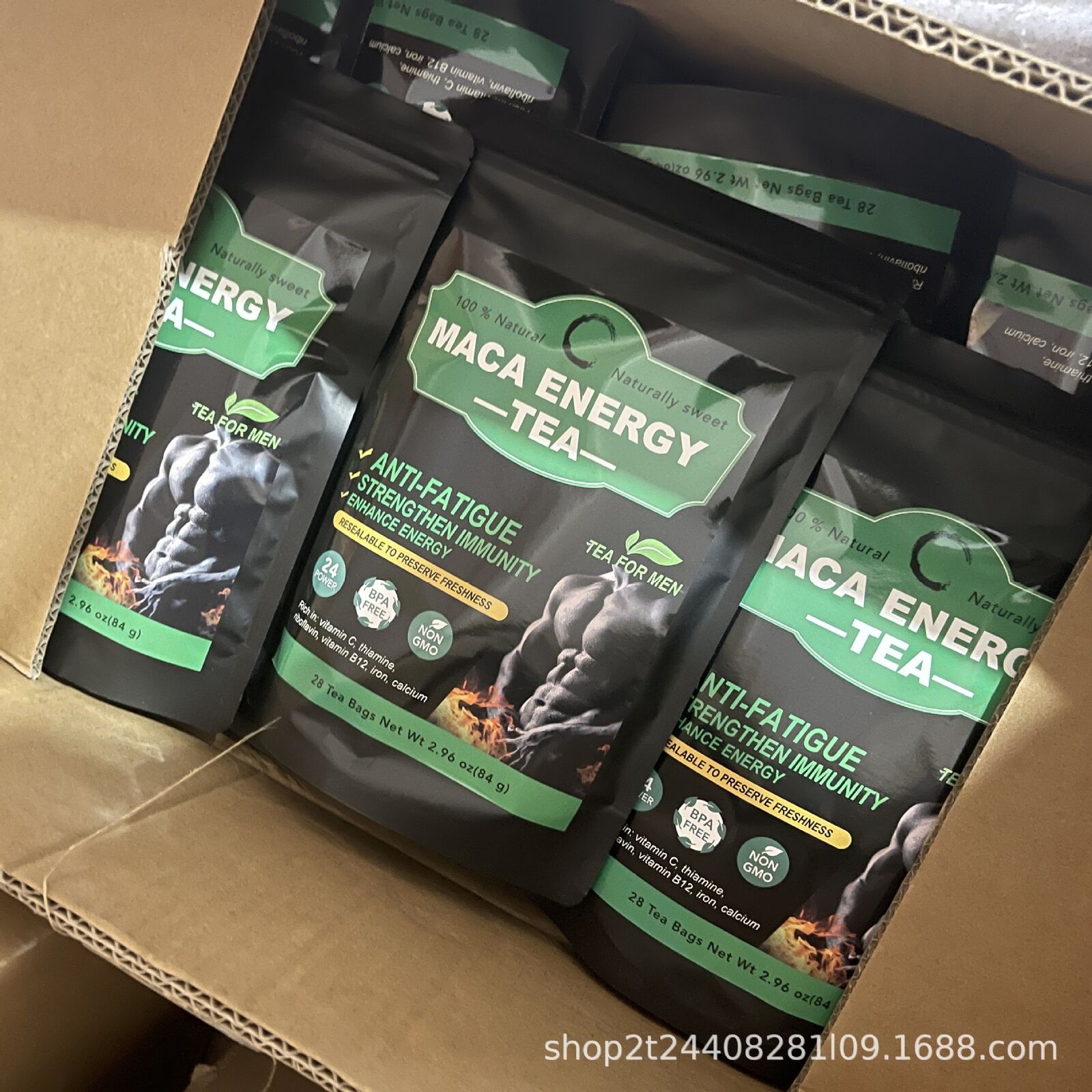 Herbal Supplement Male Energy Enhance Drink Tonify The Kidneys Maca Tea for Men Main image