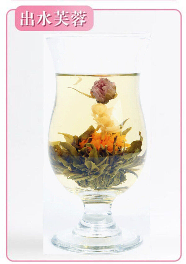 Jasmine Flowering Blooming Tea Ball Blooming Flower Tea Chushuifurong 20pcs