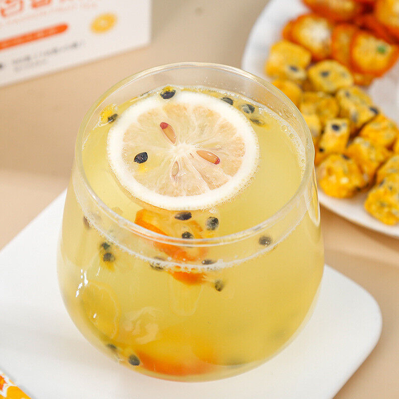 Kumquat Passion Fruit Tea Lemon Pear Fruit Blend Dried Herbal Cold Brew 90g Box Main image