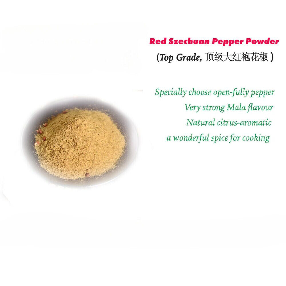 HELLOYOUNG Red Szechuan Pepper Powder Sichuan Pepper 花椒粉 - Pure,Strong Flavour Main image