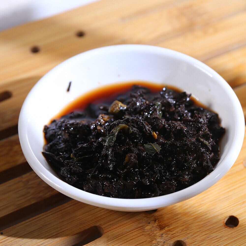 Laocang 2015 Ripe Puerh Mini Tuocha 100g Double Rose Flavor Aged Shu Puer