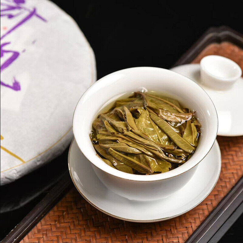 HelloYoung 357g Yunnan Tea Pu-erh Cake Tea Scraping Zhai Pu-erh Raw Tea Cake