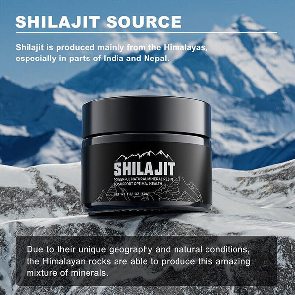 Pure 100% Himalayan Shilajit ORGANIC 50GM Shilajeet/Chilajit Soft Resin