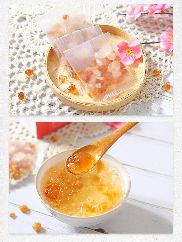 HelloYoung 15g*10 small packaging boxes peach gum soap horn rice snow swallow combination