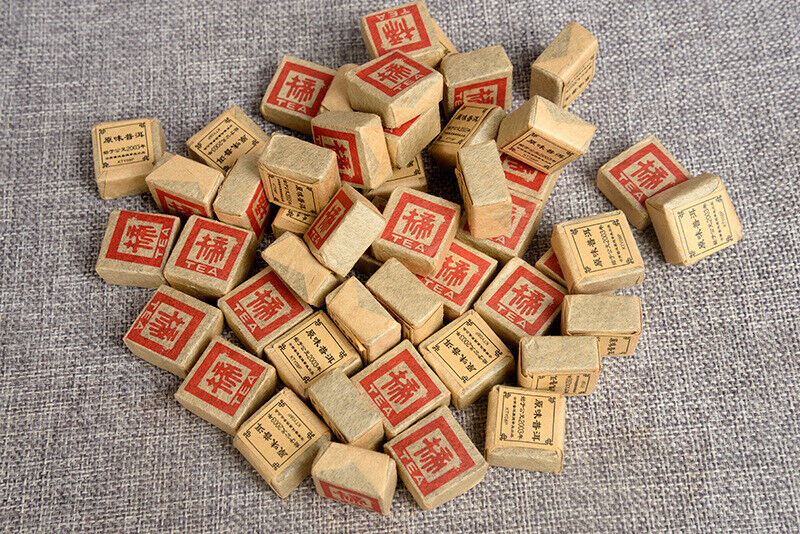 HelloYoung 500g Yunnan Pu'er Tea Leaves Mini Tuocha Original Small Square Brick Tea