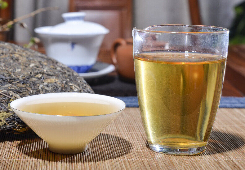 HelloYoung Yunnan Pu'er Raw Tea Cake Raw Tea Cake 357g Pu'er Raw Tea