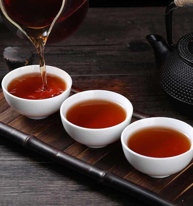 HelloYoung Yunnan Pu'er Golden Leaf Menghai Ripe Tea 500g Ripe Tea Golden Leaf