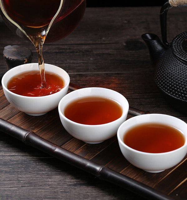 HelloYoung Yunnan Pu'er Golden Leaf Menghai Ripe Tea 500g Ripe Tea Golden Leaf