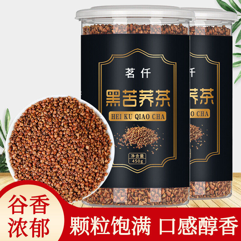 Daliang Mountain Buckwheat Tea Black Buckwheat Tea 450g/can  Healthy Drink