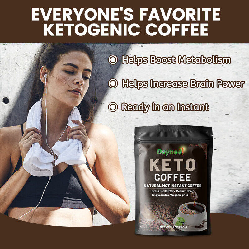 Schlanke Diät Keto Kaffee Natürliches Abnehmen Weight Loss Instant Coffee Pulver