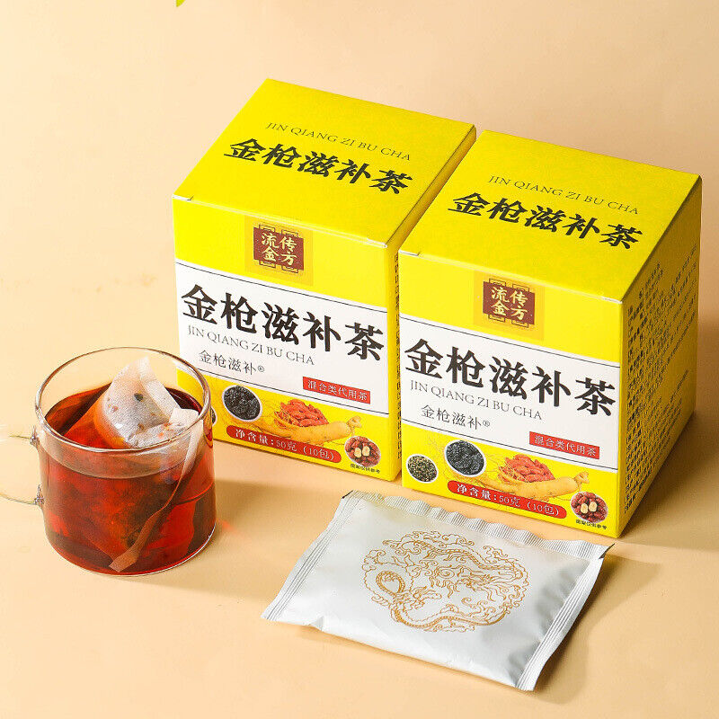 Golden Gun tonic tea ginseng wolfberry tea ginseng health tea man tea Main image