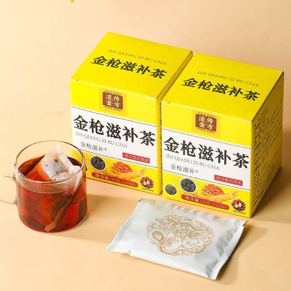 Golden Gun tonic tea ginseng wolfberry tea ginseng health tea man tea