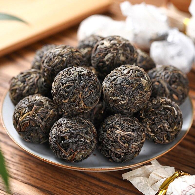 2018 Handmade Puerh Tea,Yiwu Sheng Puer Tea Dragon Pearl Mini Tuo Cha Raw 500g Secondary image