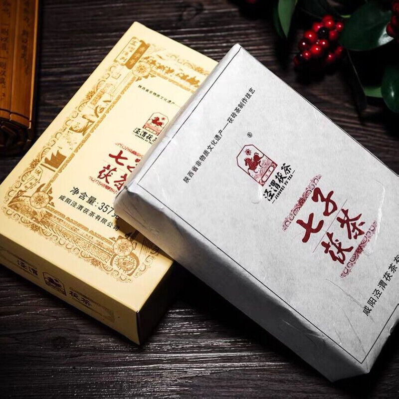 357g Reduce Three Highs Jingwei Fu Cha Top Golden Flower Tea Shanxi Qizi Fu Cha