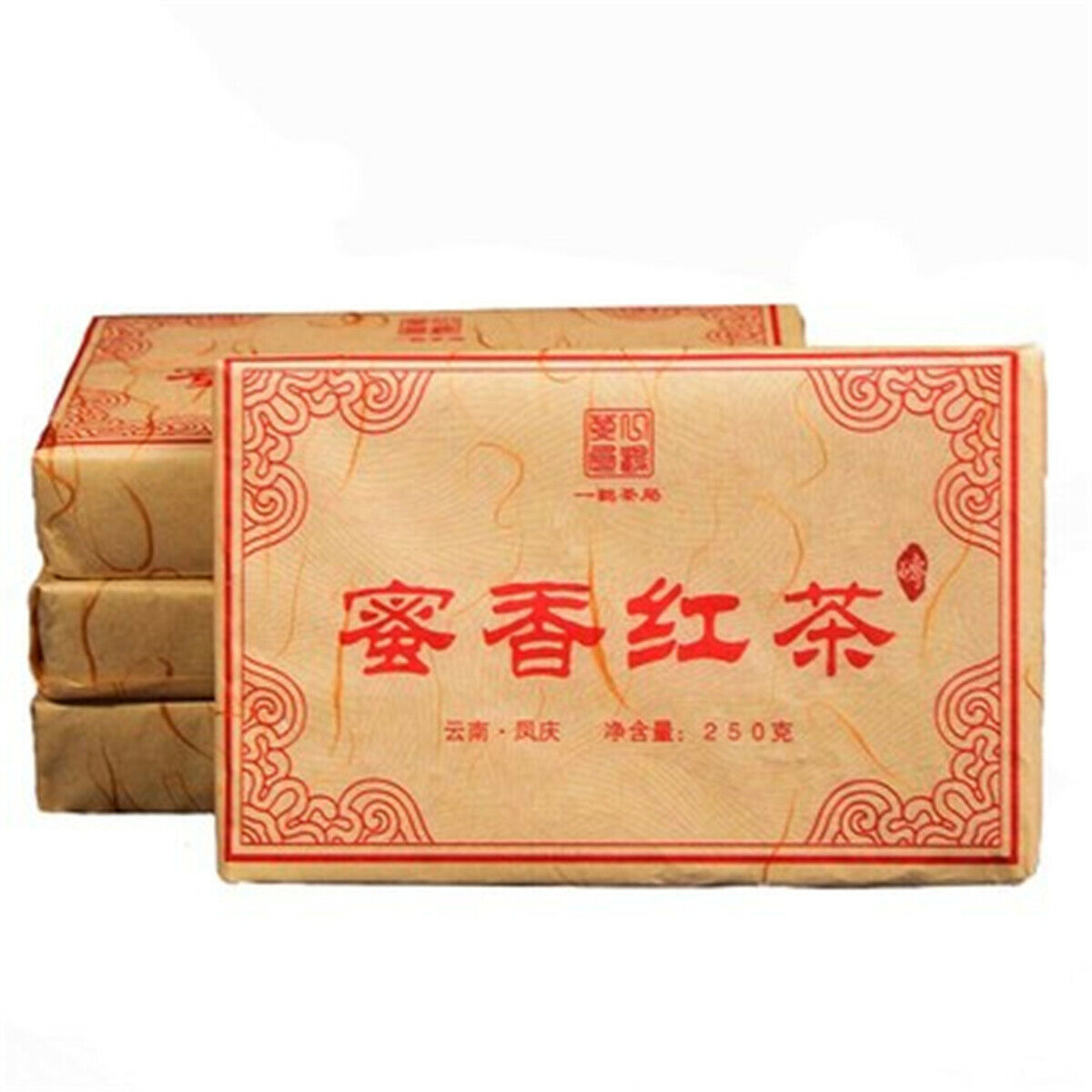 Fengqing Dianhong Compressed Tea Authentic  DianHong Black Tea Brick 250g/8.8oz