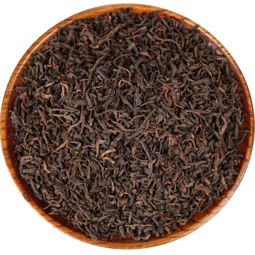 HelloYoung 500G Yunnan Pu'er Tea Menghai Old Tree Golden Buds Grade 1 Loose Tea Ripe Tea