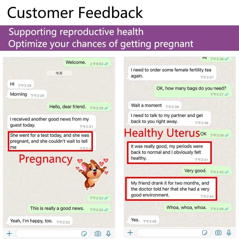 Female Fertility Tea Womb Detox Pregnancy Fibroid Teanatural Herbal Vitality Tea