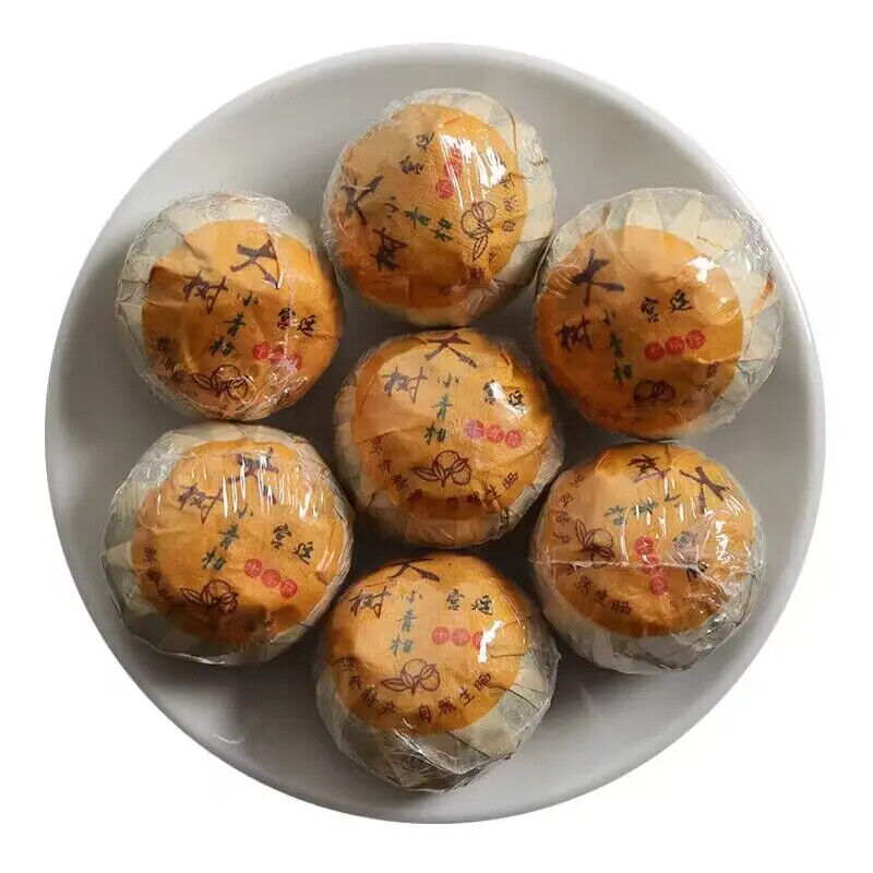 Famous Old Tangerine Ripe Puerh Dried Green Orange Peel Puer Tea Ball 500G Secondary image