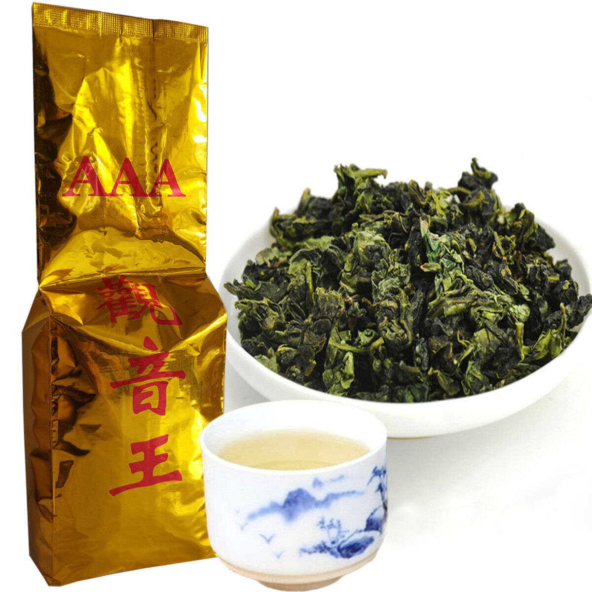 250g AAA Classical Tie Guan Yin Oolong Tea TiKuanYin Green Tea Anxi Tieguanyin 茶 Secondary image
