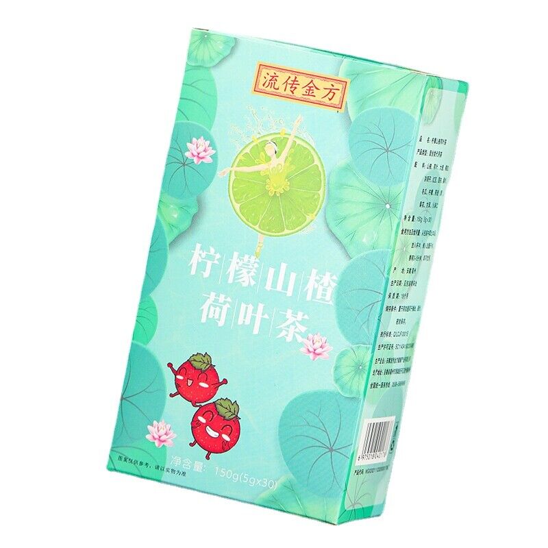 HelloYoung 150g Lemon Hawthorn Lotus Leaf Tea Non-fat Flow Tea Bags Infusion Healthy Tea Main image