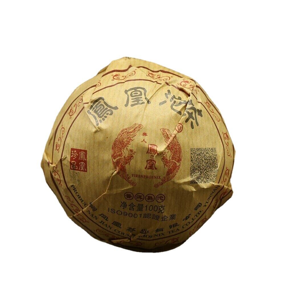 HelloYoung 100g Health Ripe Pu Erh Tea Liren Phoenix Tuocha Shu Puer Tea