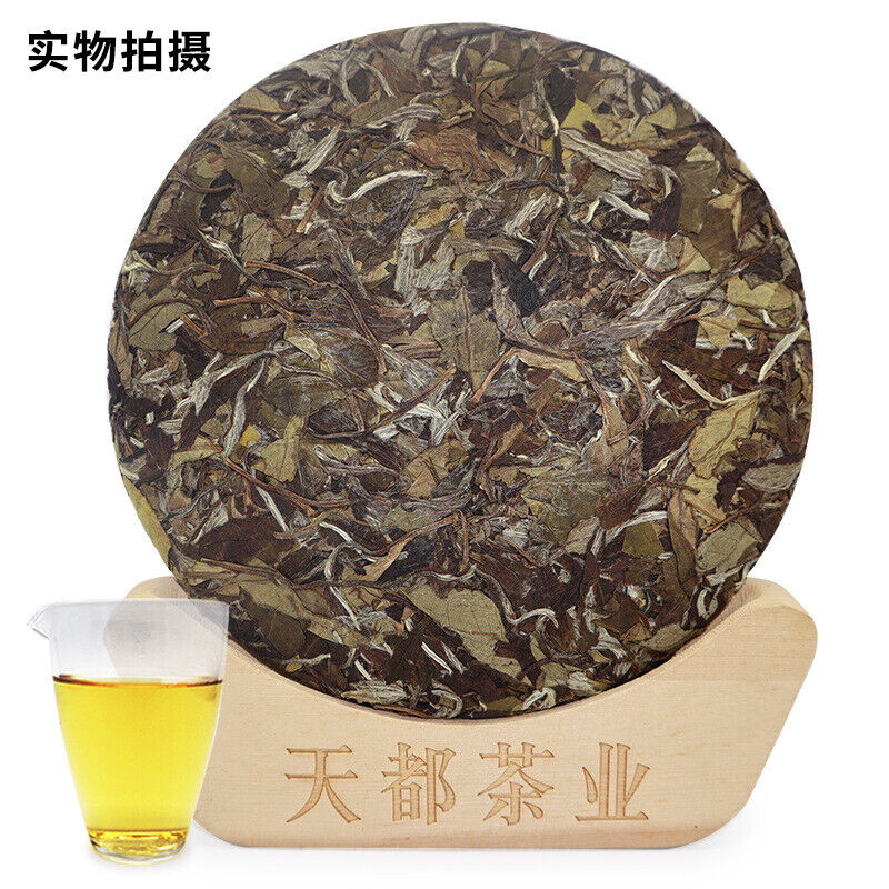 HelloYoung 350g Fuding white tea peony tea cake Panxi Ming Qian spring tea floral fragrance Secondary image