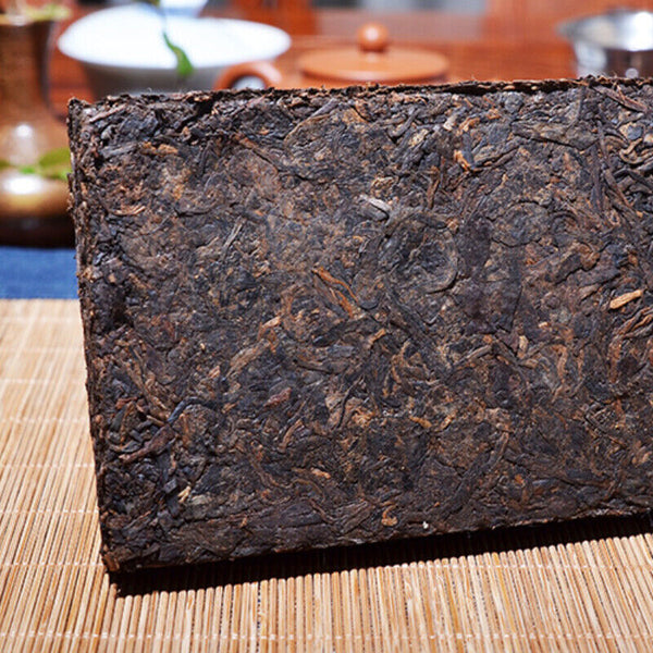 Pu'er Cooked Tea Old Banzhang Brick Tea Menghai  Natural Tea Brick 250g/8.8oz