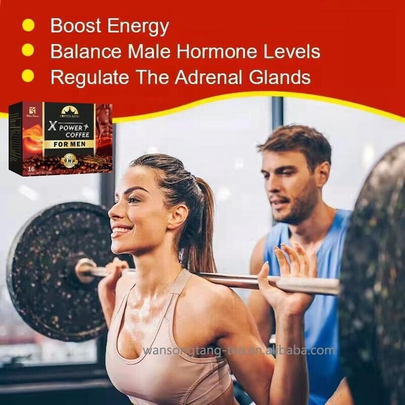 Man X-power Coffee Custom Maca Organic Herbal Instant Black Coffee 200g