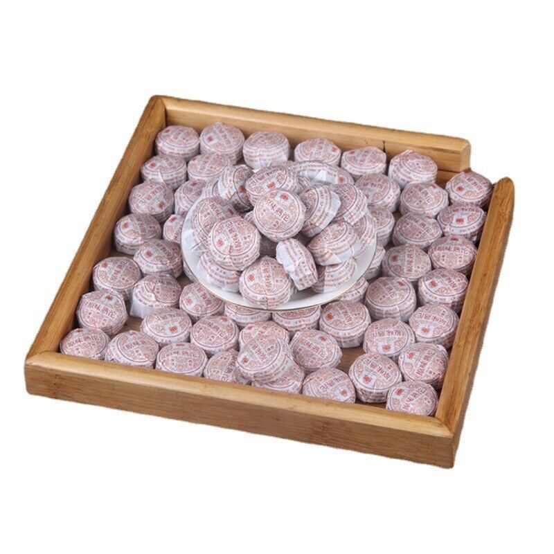 HelloYoung 500g Yunnan Menghai Pu-erh Tea Ripe Tea Mini Small Tuo Original Mellow Tea