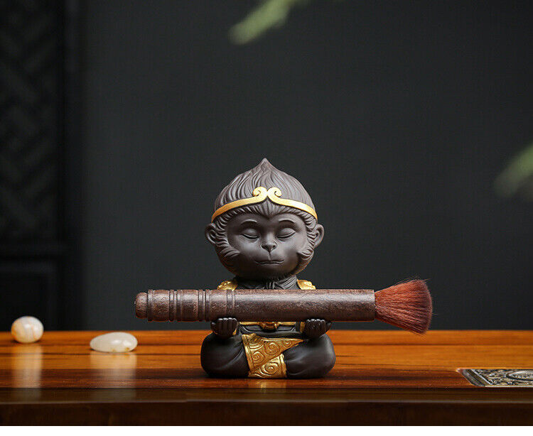 Tea Pets Chinese Purple Tea Pet Clay Kung Fu Tea Set Monkey King Tea Accessories