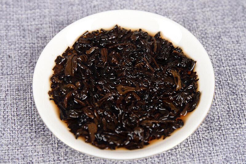 HelloYoung 50g Yiwu Ripe Cake Yunnan Tea Yiwu Tea District Pu'er Tea Orchid Fragrance
