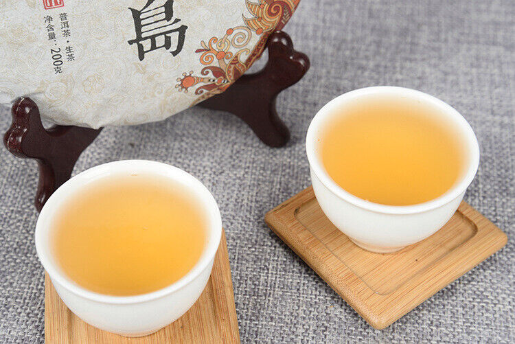 HelloYoung Pu'er Tea Raw Tea Cake 200g Icelandic Raw Tea Cake Arborvitae Large Tree Tea