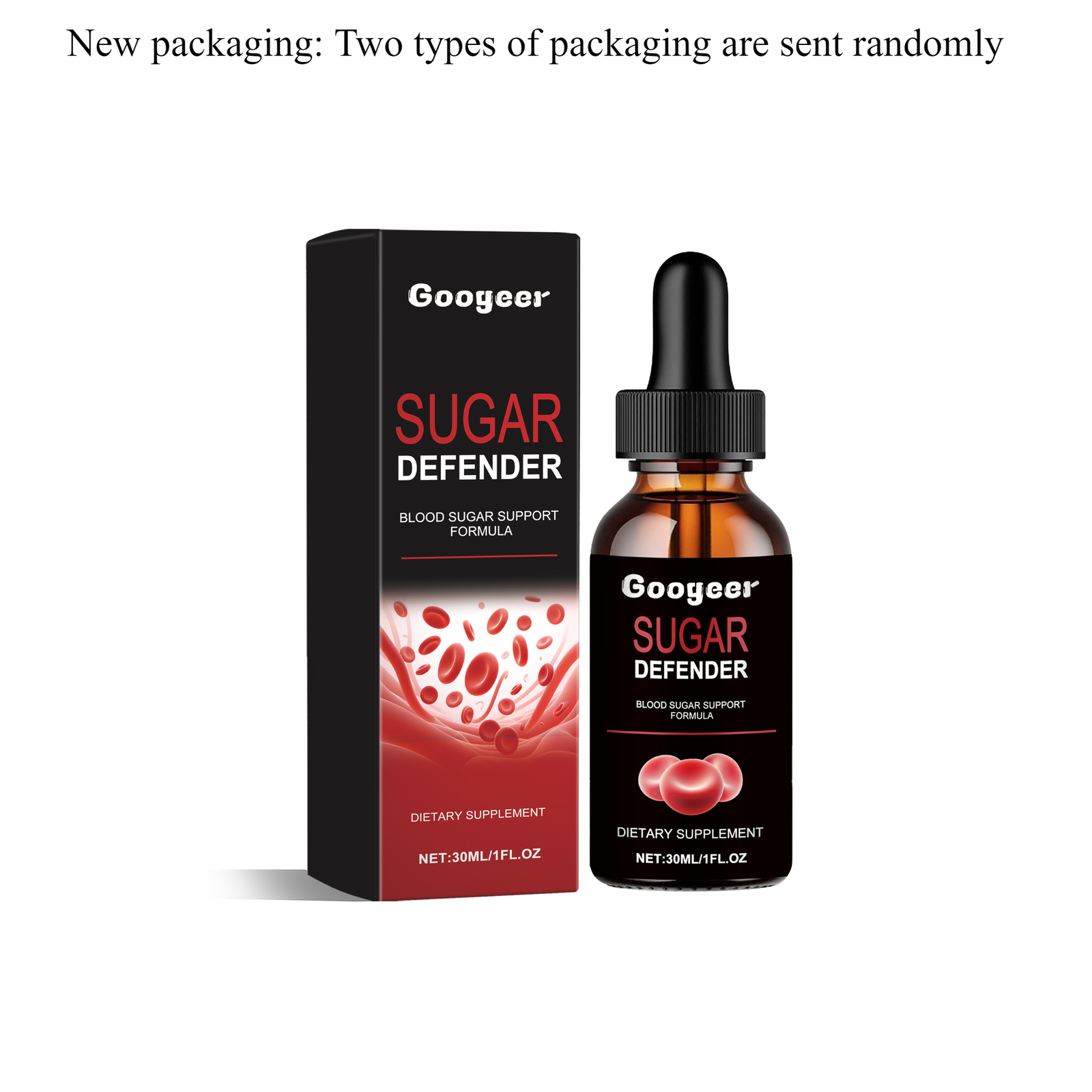 (2 Pack) Sugar Defender, Sugar Defender Blood Sugar Support Supplement (4oz)