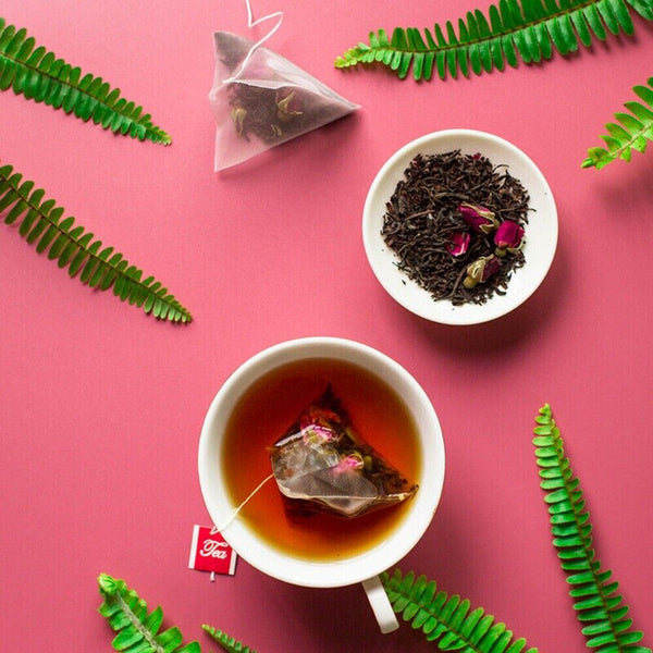 Ceylon Rose Black Tea Flower Blend Bags
