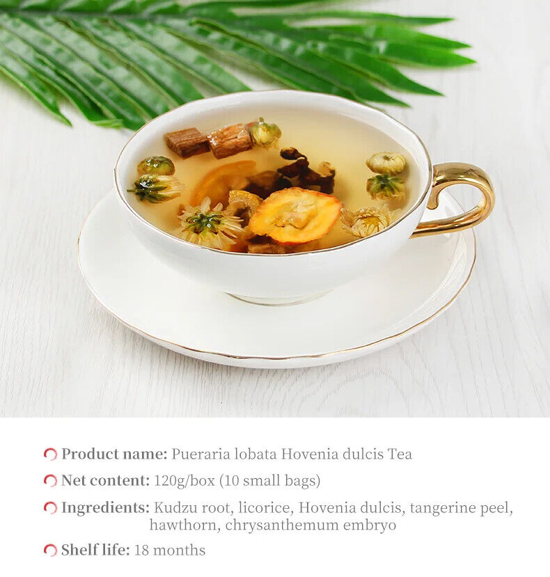 Pueraria Lobata Hovenia Dulcis Tea Healthy Herb Tea Bag 120g