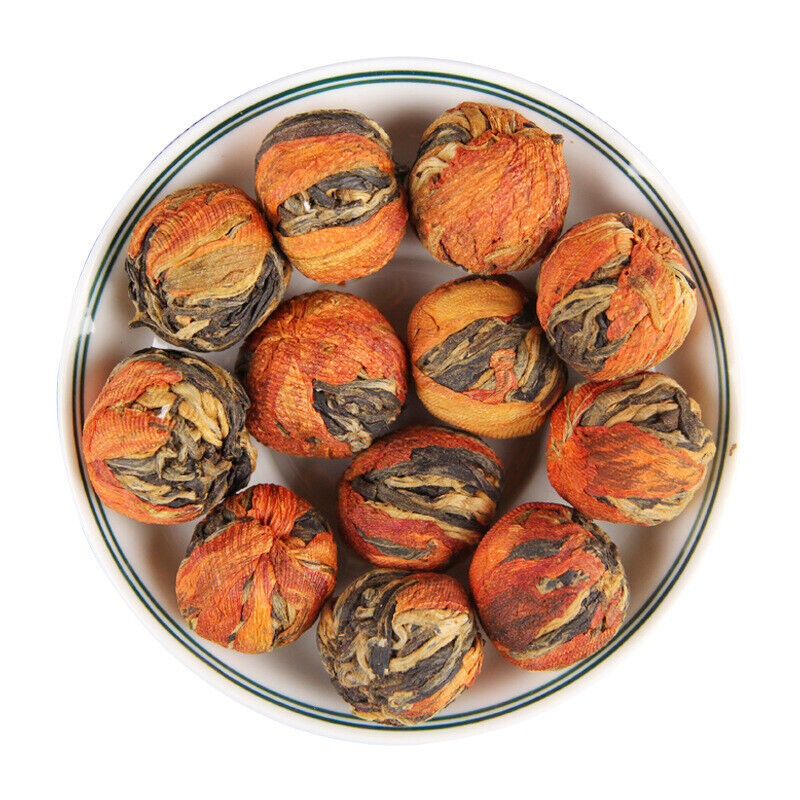 HelloYoung Yunnan Dian Hong Tea Premium Lily Dragon Ball Black Tea Chinese Kung Fu Tea 500g Main image
